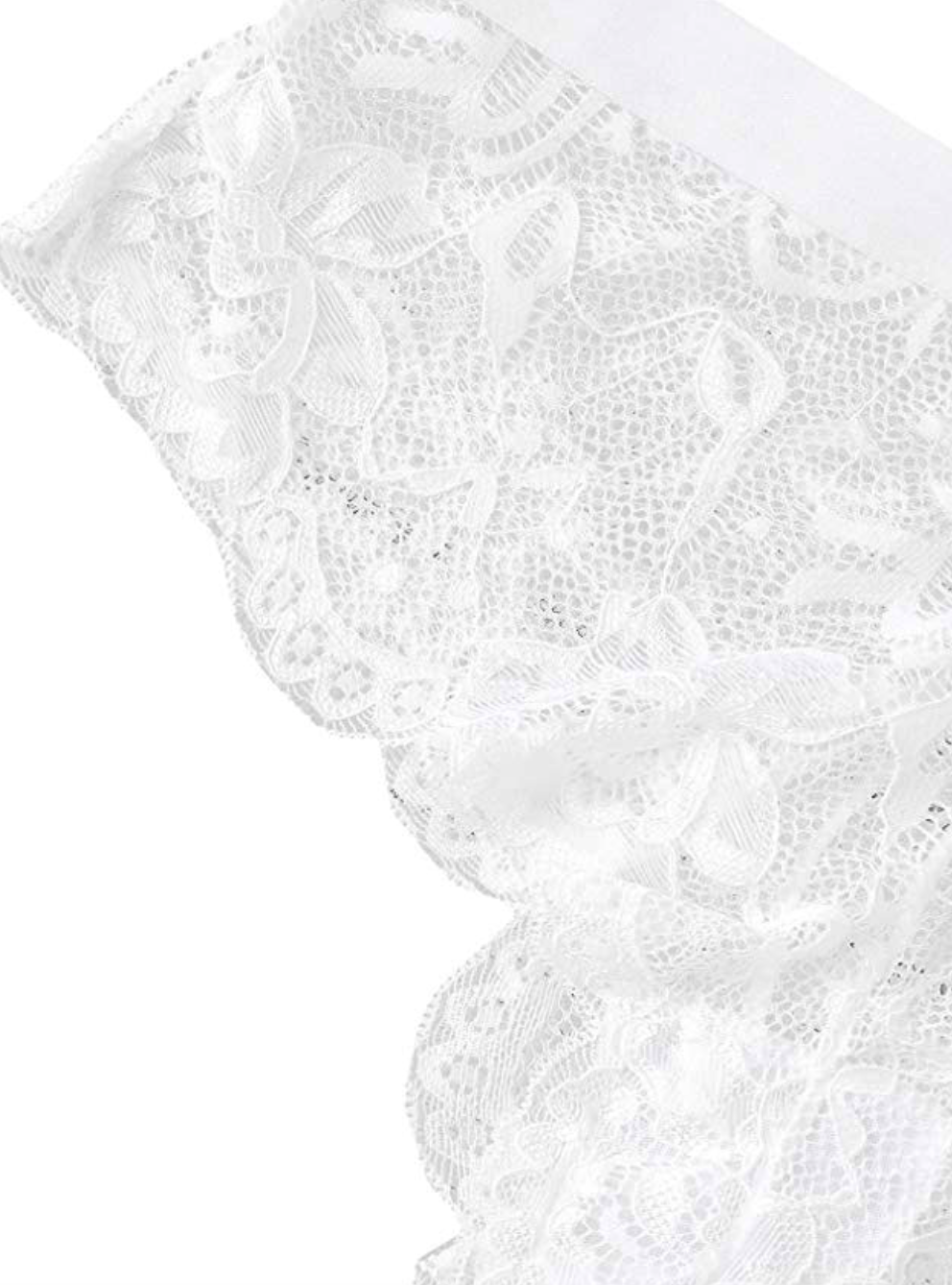 TIE FRONT LACE BRALETTE SET