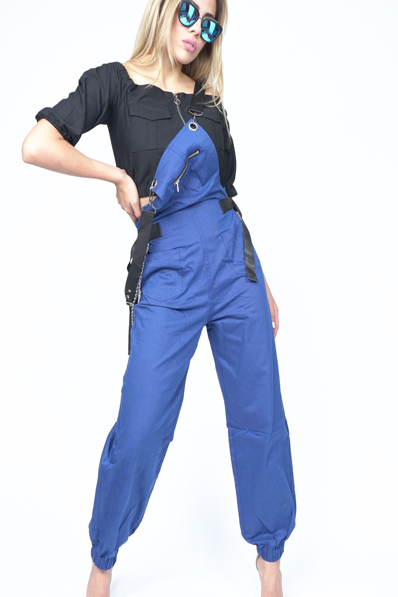 SOPHIA BLUE JUMPSUIT