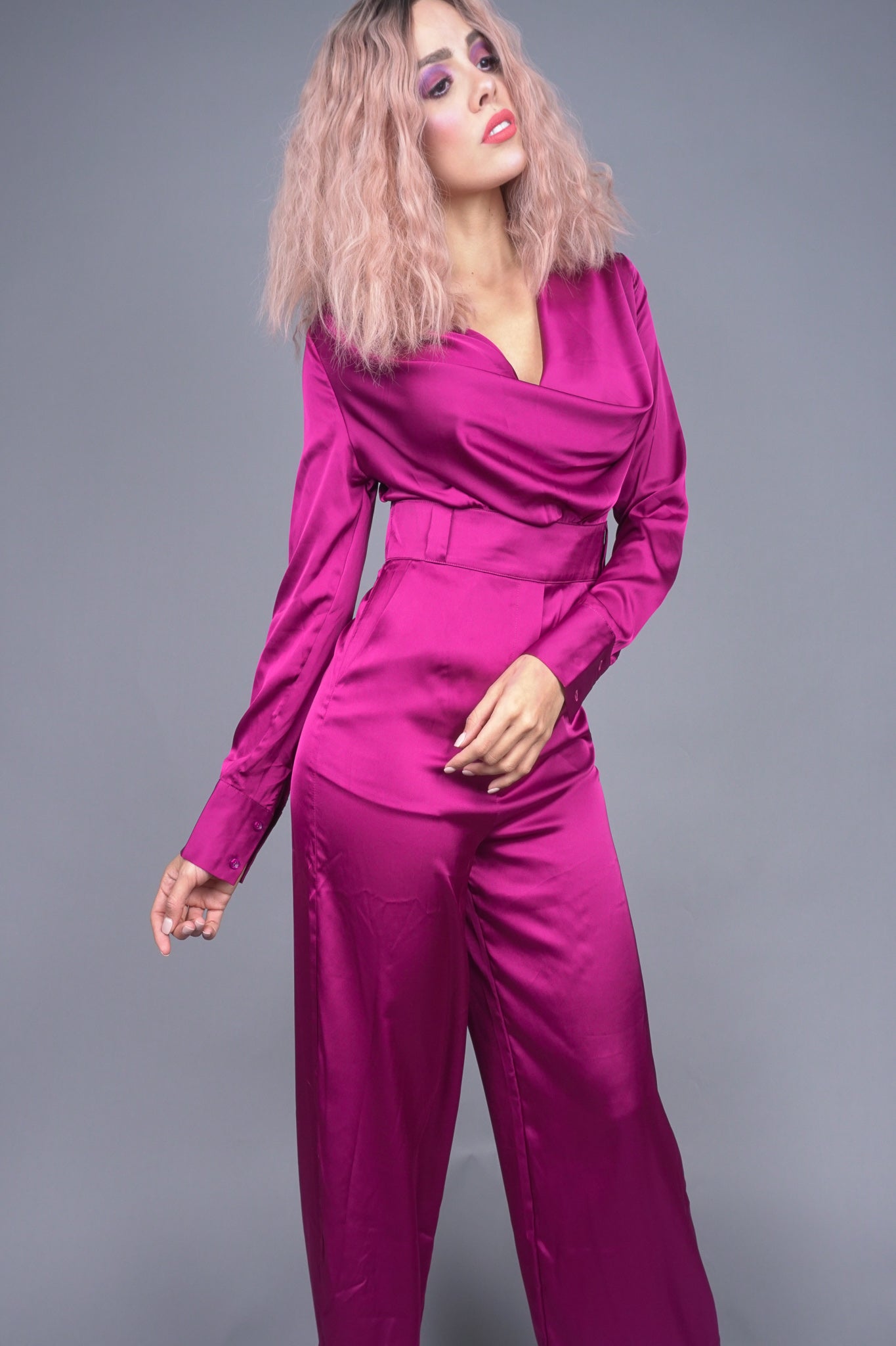 Strawberry Long Sleeve Jumpsuit