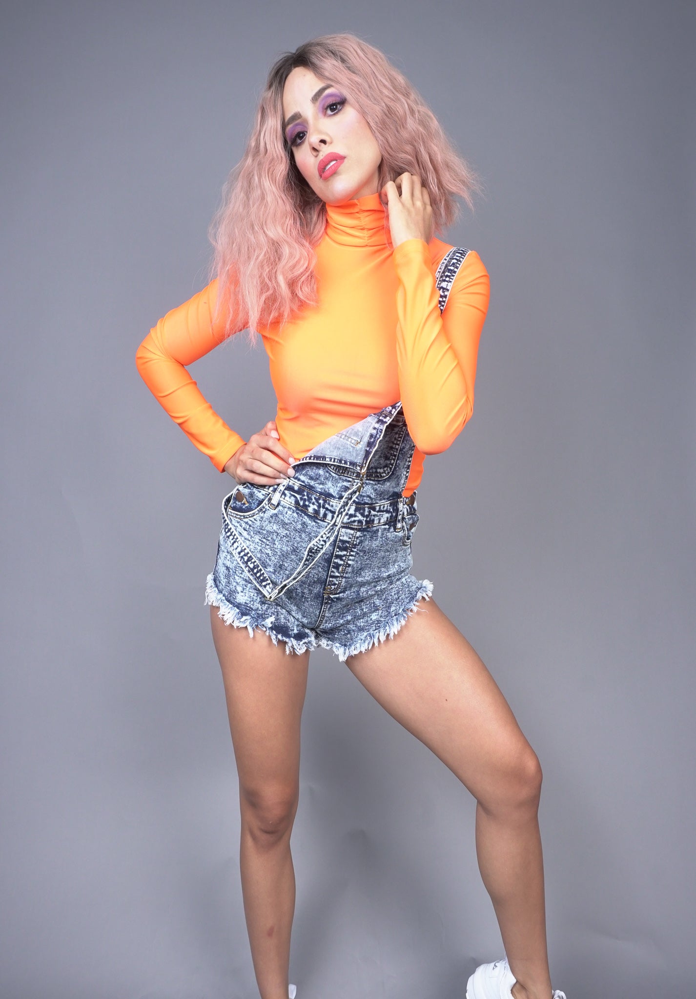 Orange Essential Turtleneck