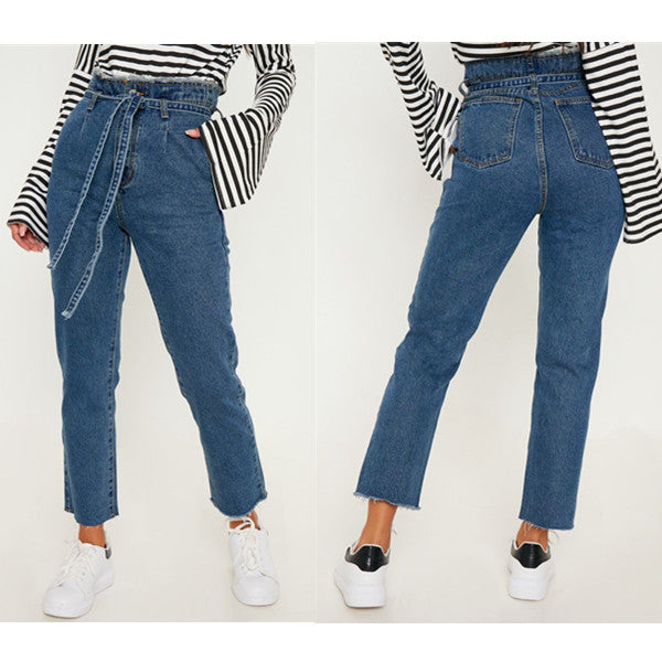 Sky Denim Trousers Pant